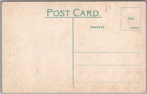 Postcard Hamilton Ontario c1906 Crawford's Confectionery & Restaurant Interior (back)
