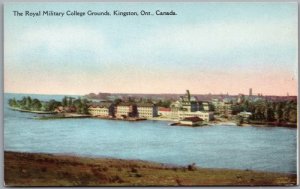 Postcard Kingston Ontario c1920s Royal Military College Grounds Frontenac County
