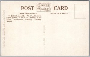Postcard Kingston Ontario c1920s Royal Military College Grounds Frontenac County (back)