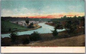 Postcard St. Catharines Ontario c1905 Old Welland Canal Scenic River View