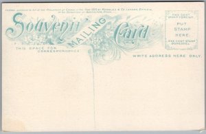 Postcard St. Catharines Ontario c1905 Old Welland Canal Scenic River View (back)