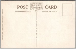 Postcard Kingston Ontario c1920s Hotel Dieu Hospital Frontenac County (back)