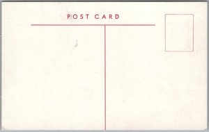 Postcard Oshawa Ontario c1940s The Kingsway Motel Highway 2 Roadside (back)