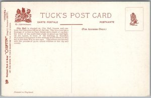 Postcard Ottawa Ontario c1905 City Hall Boer War Monument Tuck Oilette (back)