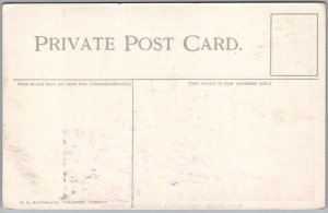 Postcard Ottawa Ontario c1905 Main Block Parliament Buildings (back)