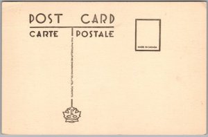 Postcard Ottawa Ontario c1930s General View of the Royal Canadian Mint (back)