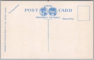 Postcard Lindsay Ontario 1920s Upper Scugog River Scenic View Victoria County (back)