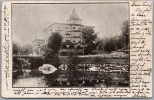 Postcard Saranac Lake New York c1906 The Hotel Von Dorrien Franklin County as is