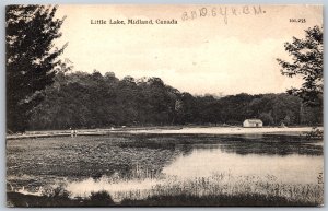 Postcard Midland Ontario c1907 Little Lake Scenic View by J. W. Bald