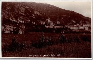 Postcard RPPC c1910s Wales Barmouth UK North End Castle by J. Evans * Nephew