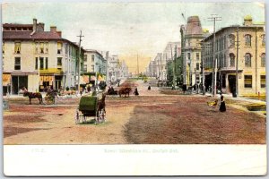Postcard Guelph Ontario c1912 Lower Wyndham St. by Knowles