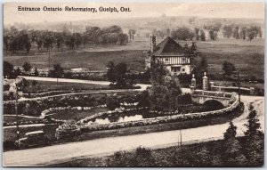 Postcard Guelph Ontario c1910s Entrance to Reformatory by Rumsey