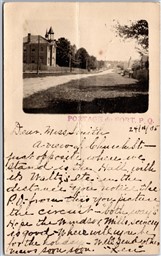 RPPC Portage du Fort Quebec c1905 Street View Split Ring Cancel *as is*