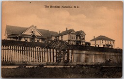 Postcard Nanaimo British Columbia c1910s The Hospital by Whity Bros