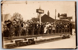 RPPC Blackpool United Kingdom c1910s Open Top Tram Circular Tour 