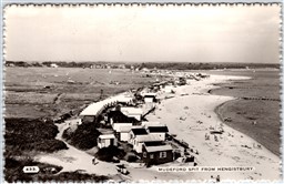 Postcard RPPC c1960 United Kingdom Mudeford Spit From Hengistbury Dorset