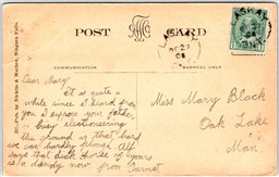 Postcard c1908 Split Ring Cancel Laskay Ontario Niagara Falls View