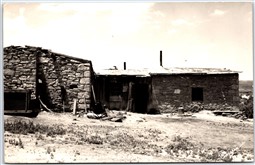 RPPC Point of Rocks Wyoming Ruins of Pioneer Pony Express Station By Sanborn