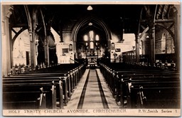RPPC Christchurch Avonside New Zealand c1930 Holy Trinity Church by R. W. Smith