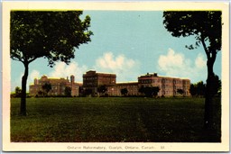 Postcard Guelph Ontario c1940s Prison Reformatory Building Closed 2002 by PECO