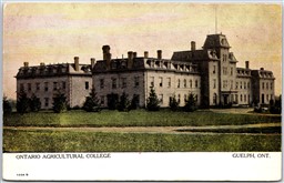 Postcard Guelph Ontario c1910s Ontario Agricultural Building by Warwick