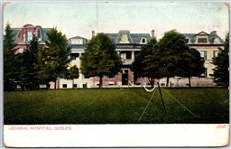 Postcard Guelph Ontario c1910s General Hospital Demolished 1957 by A. L. Merrill