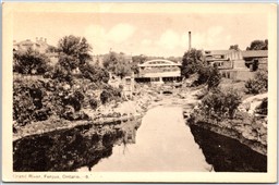 Postcard Fergus Ontario c1940s Grand River Scenic View Wellington County by PECO