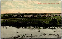 Postcard Acton Ontario c1907 Looking Over Fairy Lake Scenic View Halton Region