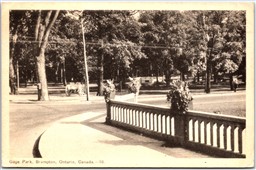 Postcard Brampton Ontario c1951 Gage Park Peel Region by PECO