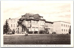 Postcard Brampton Ontario c1953 Peel Memorial Hospital Demolished 2012 by PECO