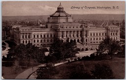 Postcard Washington DC c1909 Library of Congress by International Post Card Co.