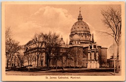 Postcard Montreal Quebec c1910s St. James Cathedral by ISC Picton