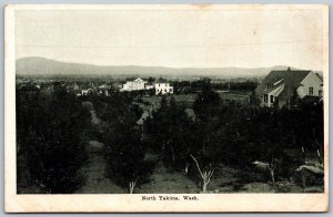 Postcard North Yakima Washington c1905 View of Town 