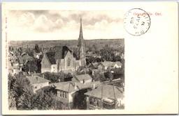 Postcard Orangeville ONT c1906 St. Andrew's Church Split Ring Amaranth Station