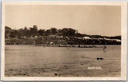 RPPC 1910s St. Johns Newfoundland Amateur Regatta Quidi Vidi Lake by Parsons B