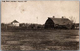 Postcard RPPC c1931 Matsqui Prairie British Columbia Farm View