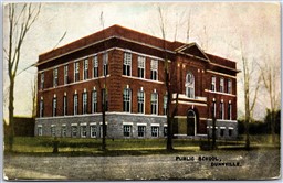 Postcard Dunnville Ontario c1908 Public School Haldimand County by Warwick
