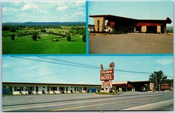 Postcard Williamsport Pennsylvania c1960s City View Motel Route 15 Multi View