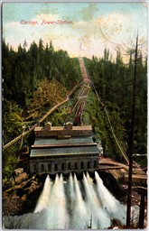 Postcard Tacoma Washington Electron Power Station Split Ring Lakeview Ontario