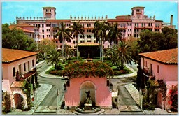 Postcard Boca Raton Florida c1960s Hotel And Club Resort Estate Gold Coast