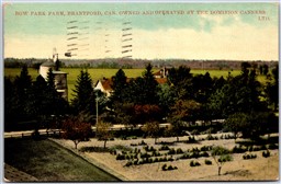 Postcard Brantford Ontario Bow Park Farm Owend by Dominion Canners LTD *as is*