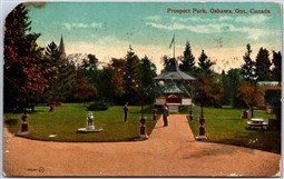 Postcard Oshawa Ontario c1916 Prospect Park *as is*