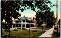 Postcard Orillia Ontario c1910s General Hospital Simcoe County by H. Cooke & Co.