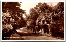 Postcard RPPC Haywards Heath England Rocky Lane West Sussex