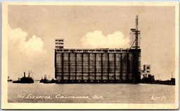 Postcard Collingwood Ontario c1931 The Elevator Simcoe County to Fullarton ONT
