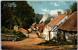 Postcard An Irish Village Scenic View