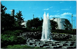 Postcard Sarnia Ontario Fountain at Dow Chemicals and Polysar Chemical Valley