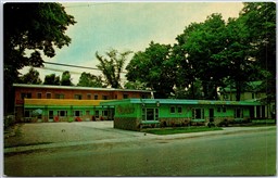 Postcard Southampton Ontario Huron Haven Motel Hosts Clarence & Mildred Dawson