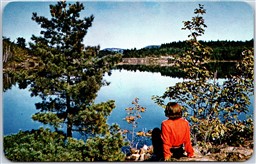 Postcard Greeings From Blind River Ontario Scenic Lake View Algoma District A