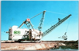 Postcard International Minerals & Chemical Corporation People Feeder II Dragline